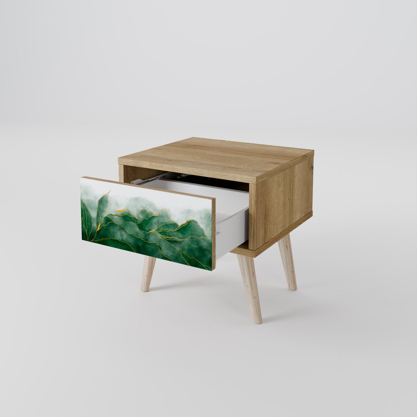 Comodino EXPENSIVE NATURE in effetto rovere