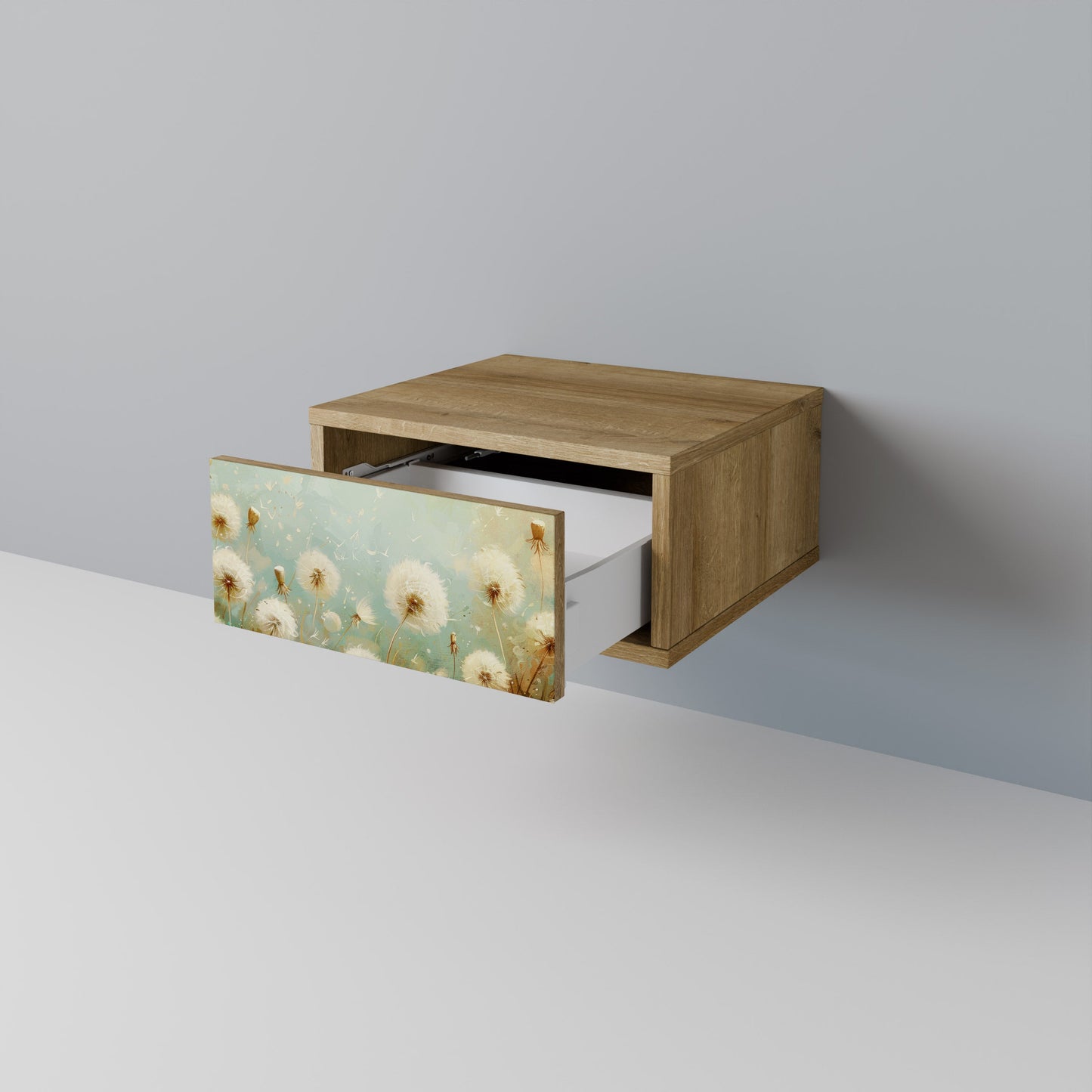 Comodino DREAMY MEADOW effetto rovere