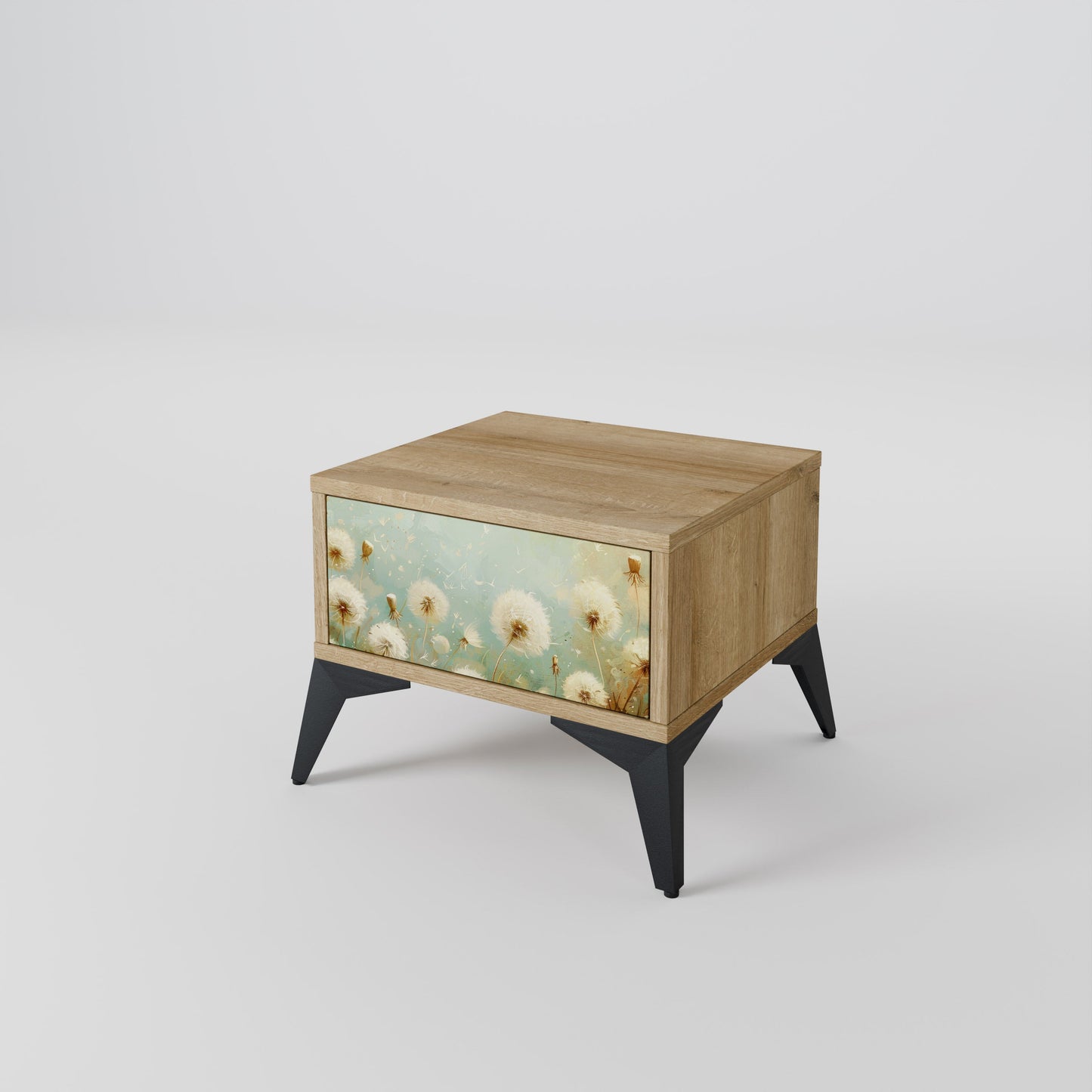 Comodino DREAMY MEADOW effetto rovere