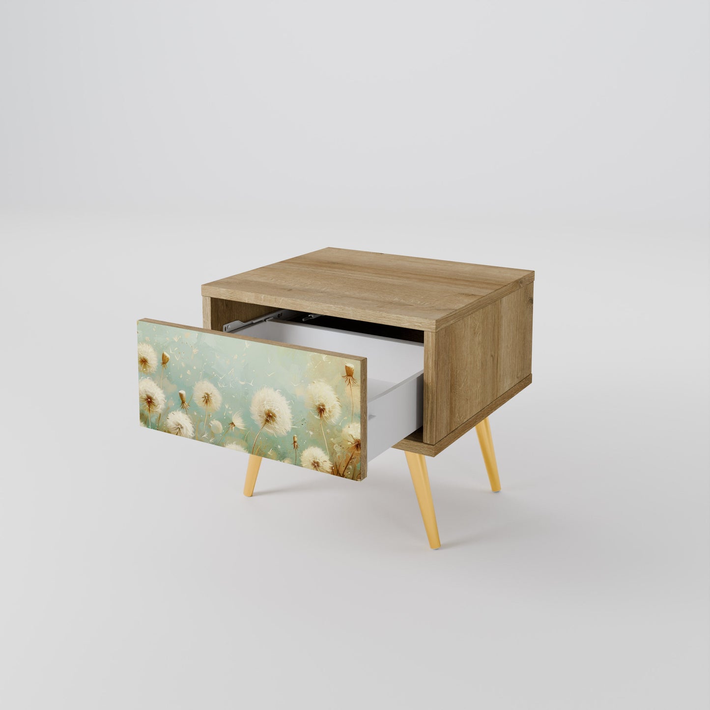 Comodino DREAMY MEADOW effetto rovere