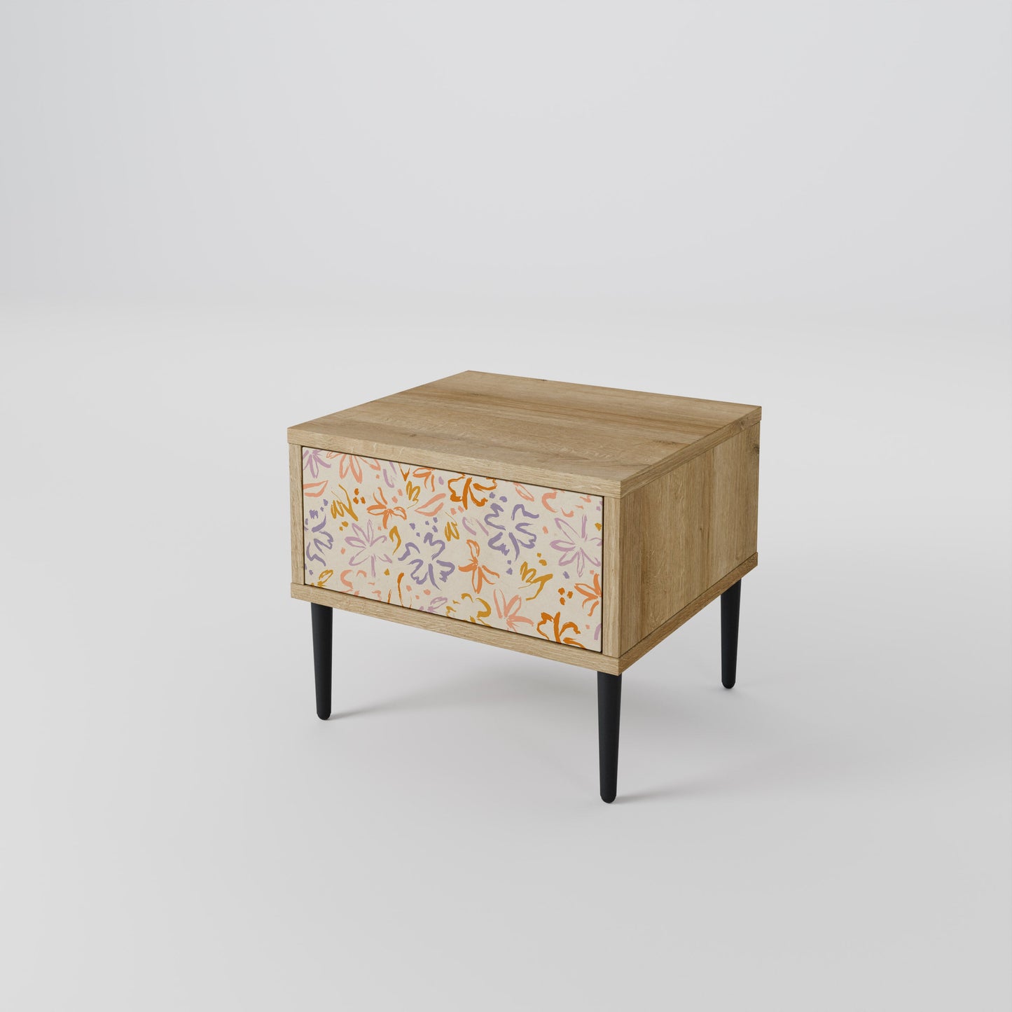 SPRING WHIMSY Nightstand in Oak Effect