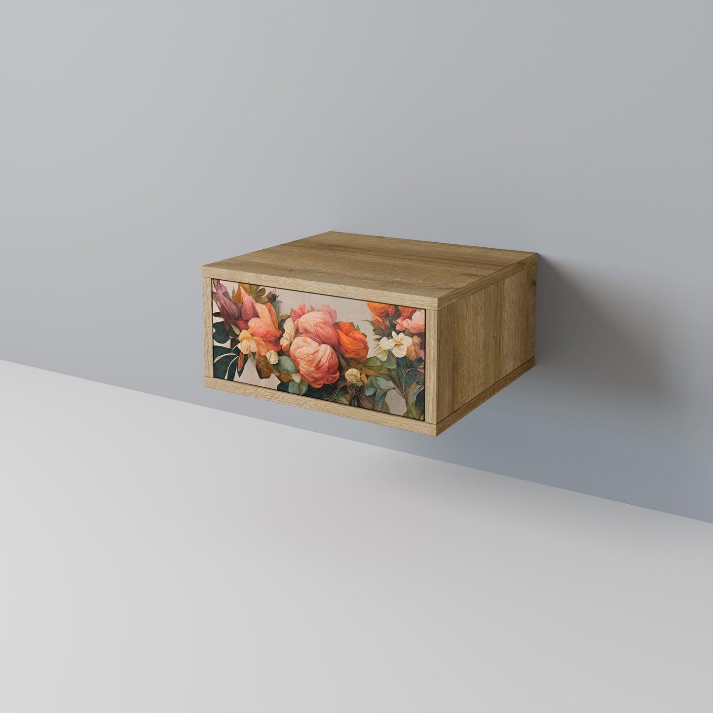 Comodino STYLISH BEAUTY in effetto rovere