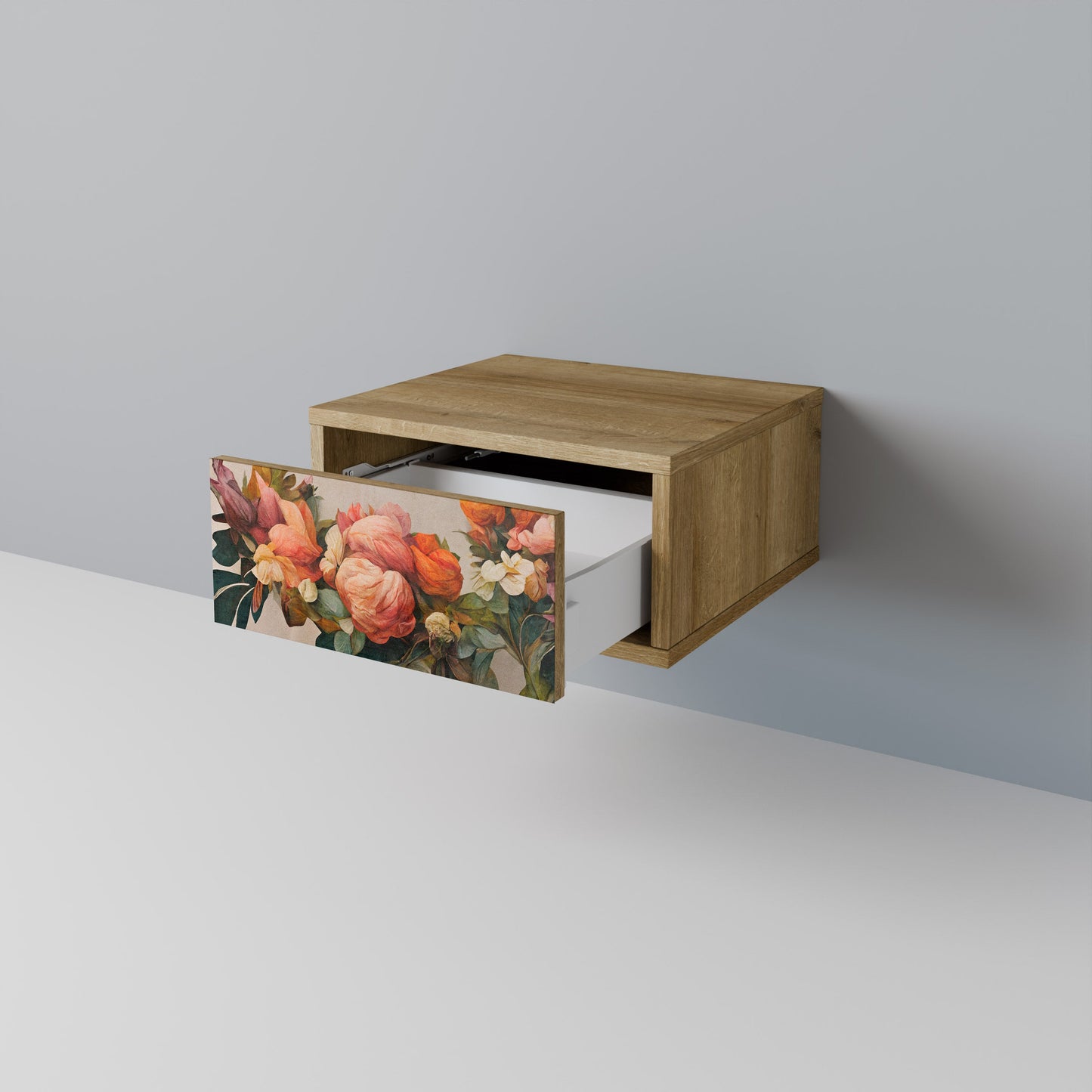 Comodino STYLISH BEAUTY in effetto rovere