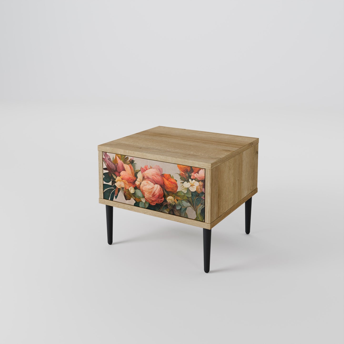 Comodino STYLISH BEAUTY in effetto rovere