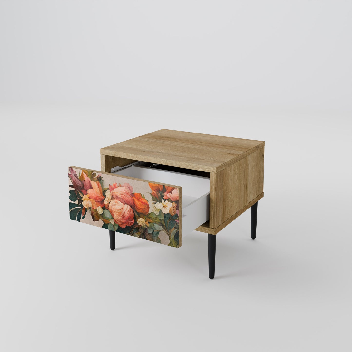 Comodino STYLISH BEAUTY in effetto rovere