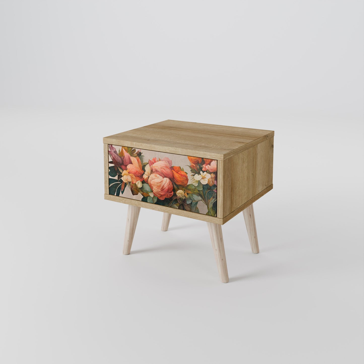 Comodino STYLISH BEAUTY in effetto rovere
