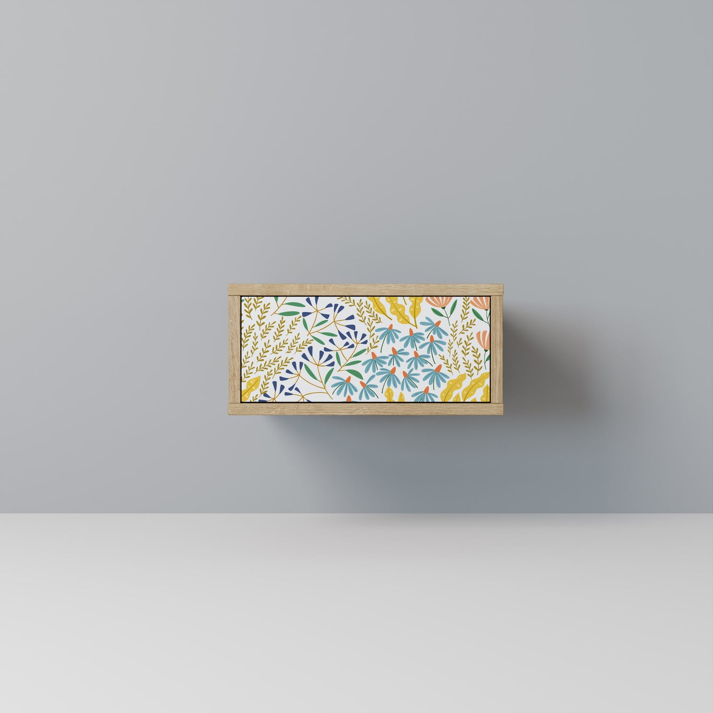 Comodino HELLO SPRING in effetto rovere