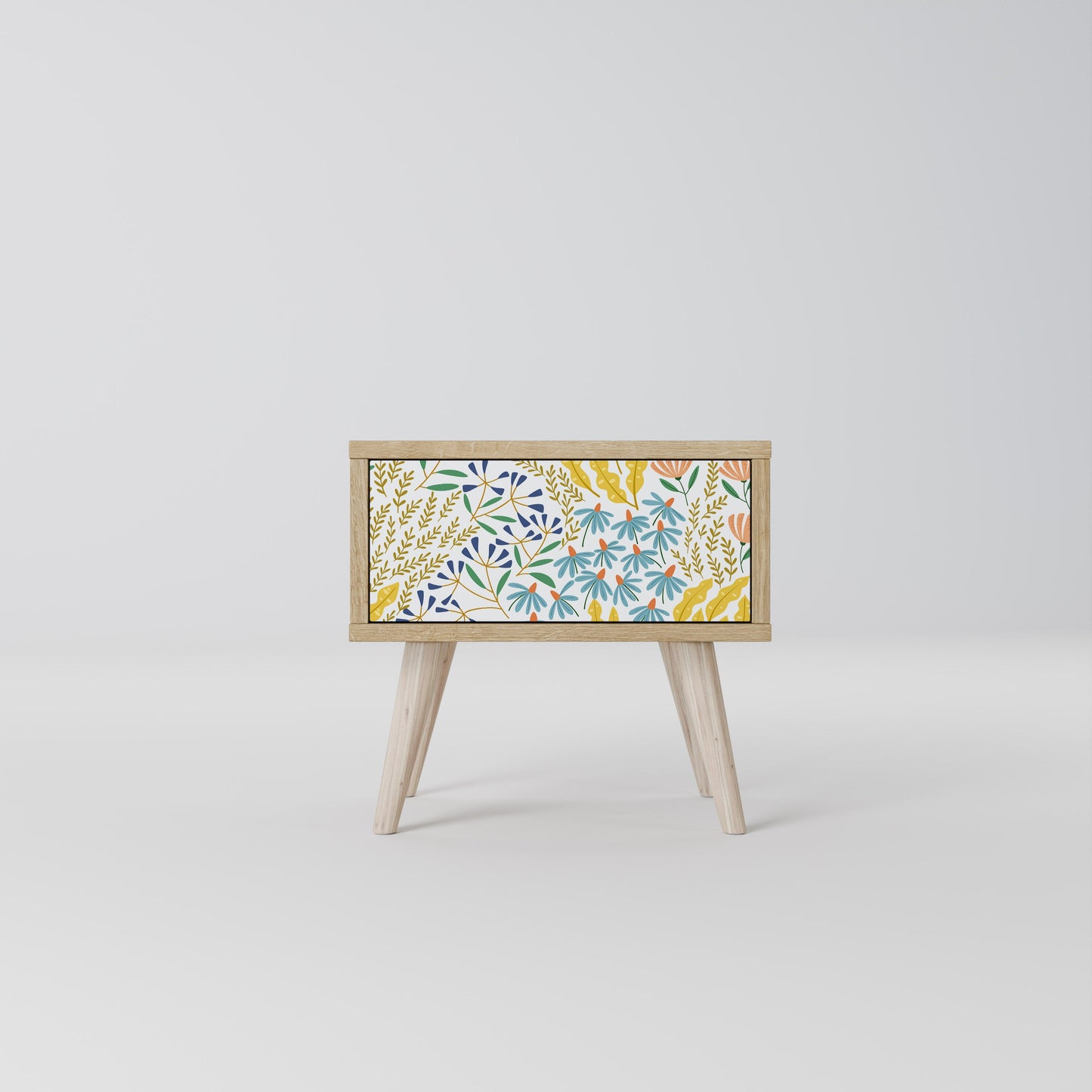 Comodino HELLO SPRING in effetto rovere
