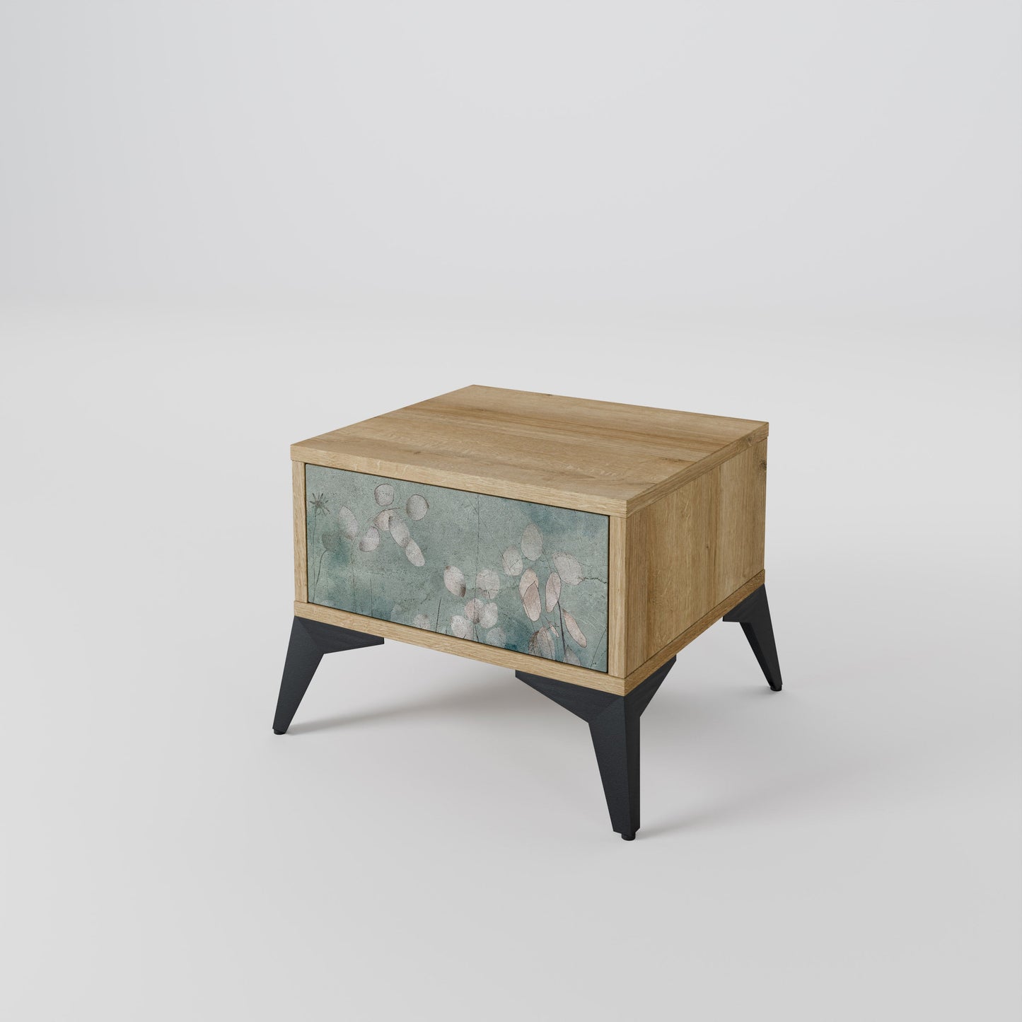 Comodino NIGHT LADY in effetto rovere