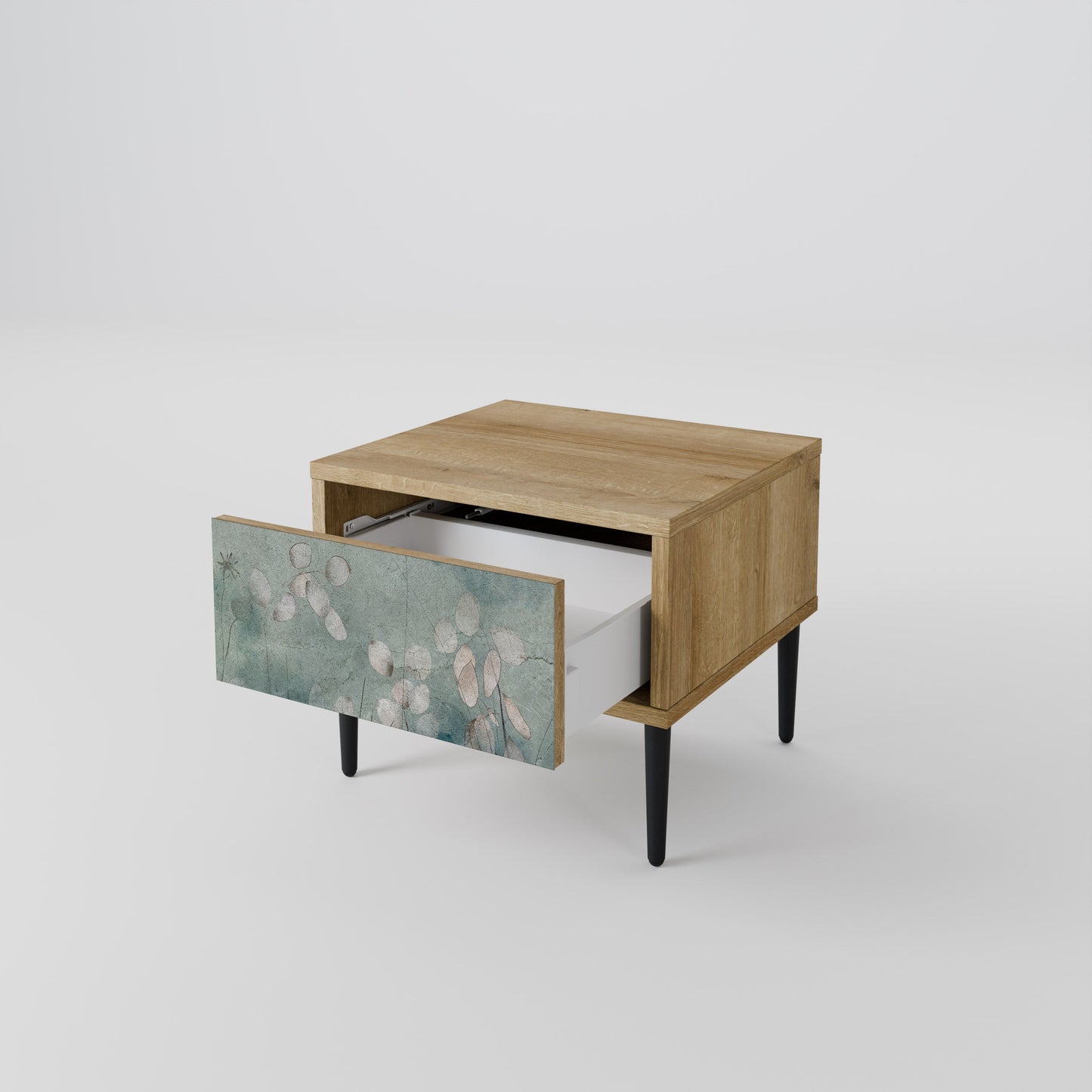 Comodino NIGHT LADY in effetto rovere
