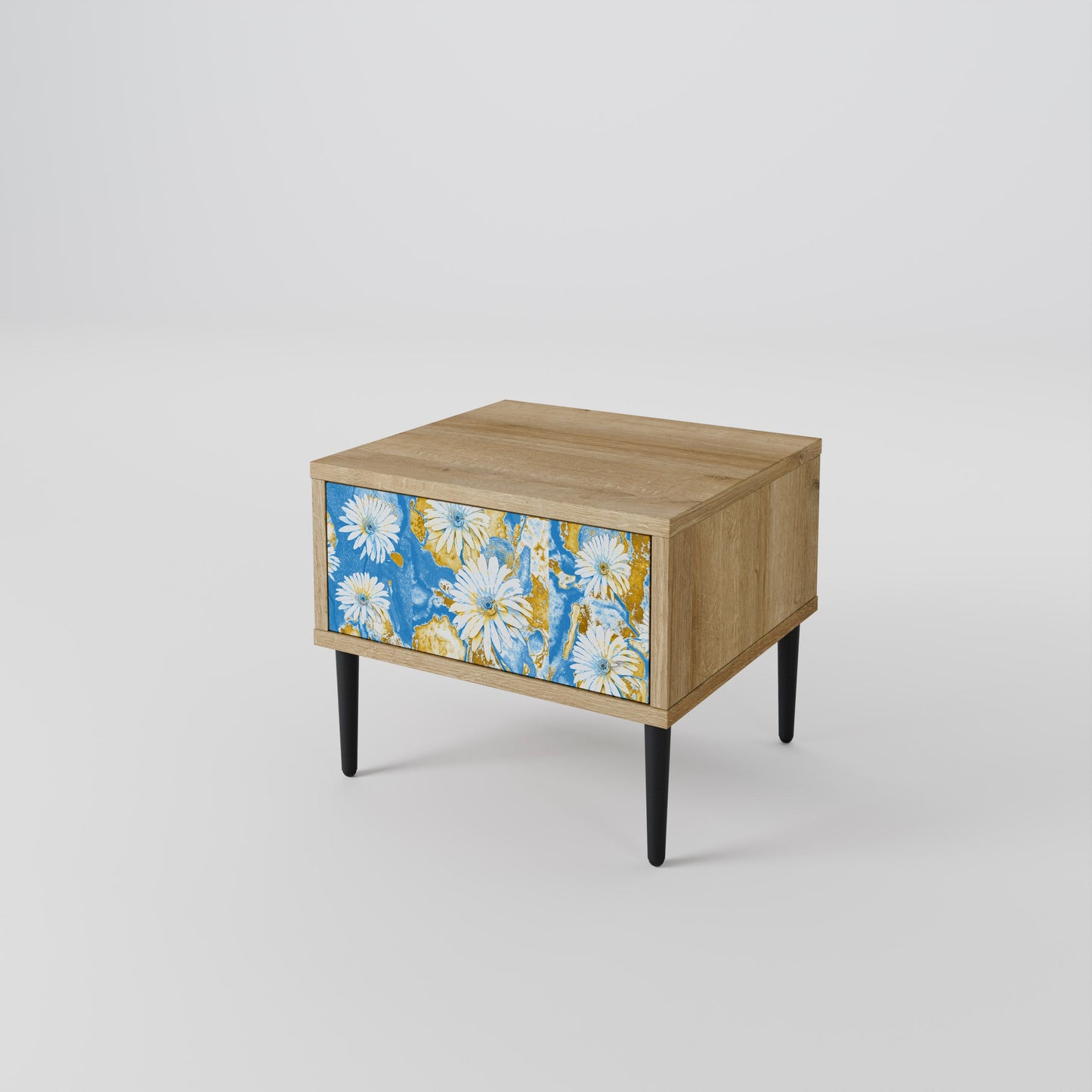 Comodino DAISY LUXE effetto rovere