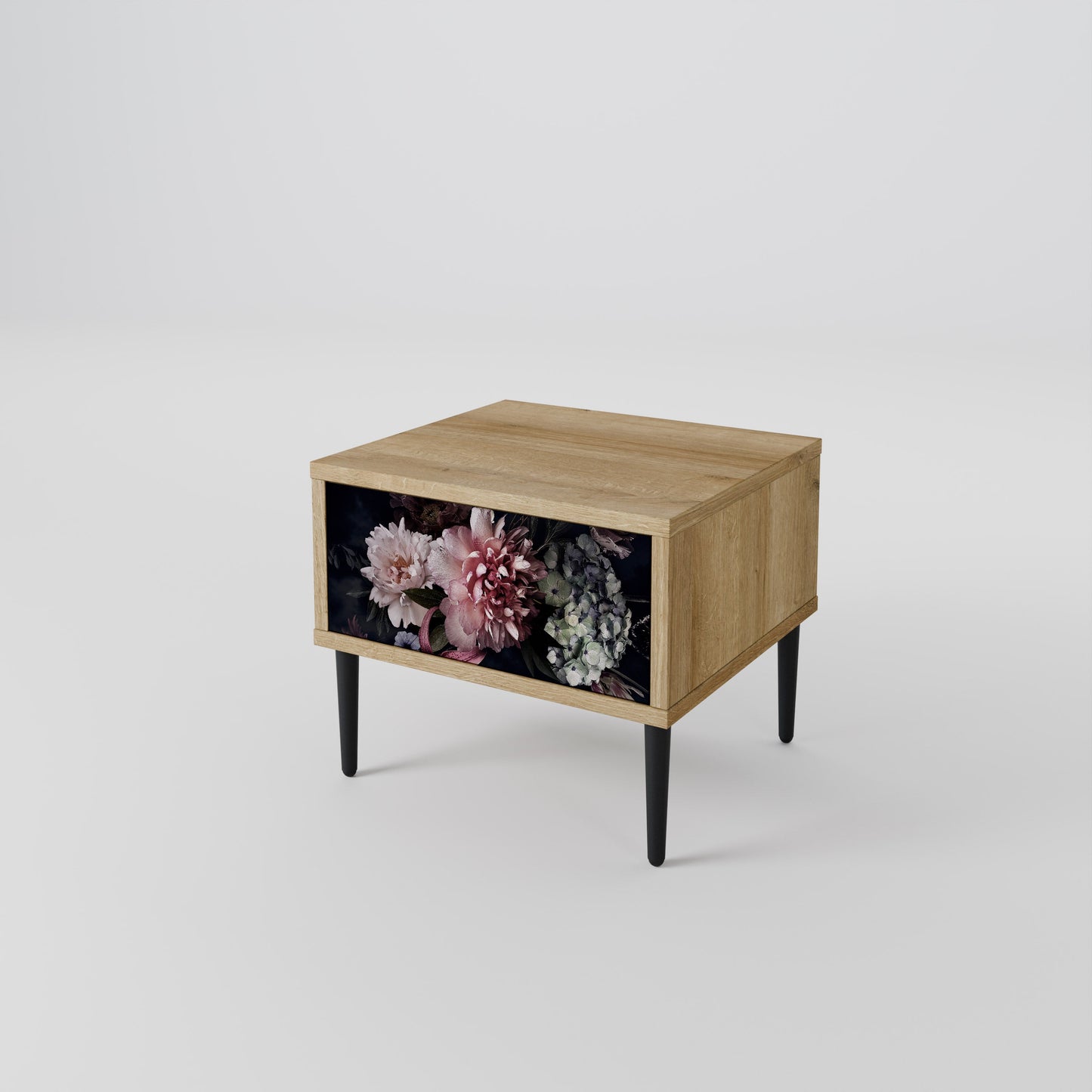 Comodino PURE BLOSSOM in effetto rovere