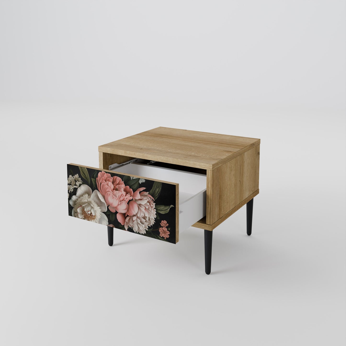 Comodino LUSH ELEGANCE in effetto rovere