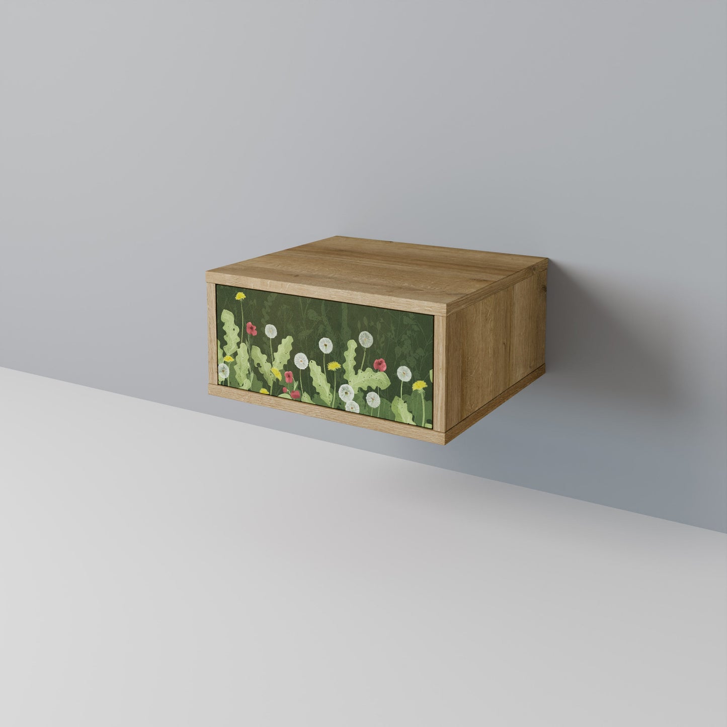 Comodino DANDELION AMUSE effetto rovere