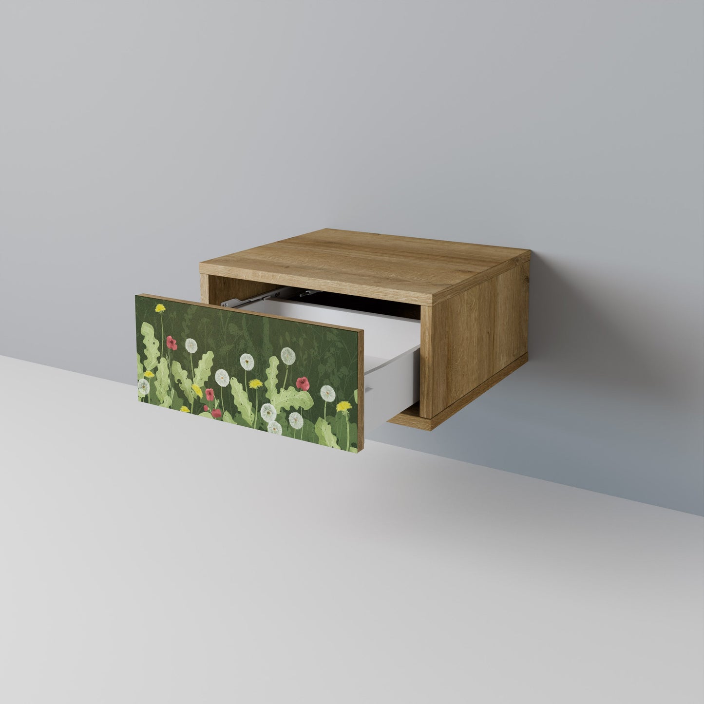 Comodino DANDELION AMUSE effetto rovere
