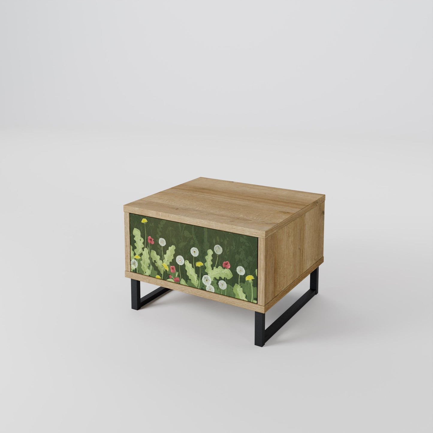 Comodino DANDELION AMUSE effetto rovere