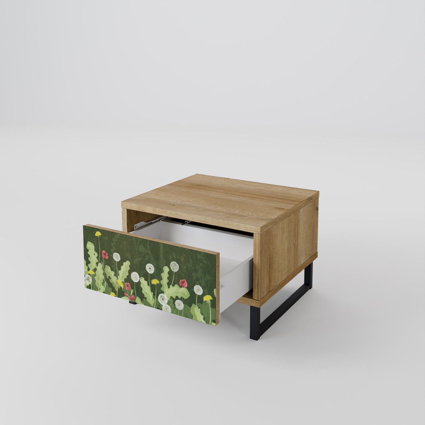 Comodino DANDELION AMUSE effetto rovere