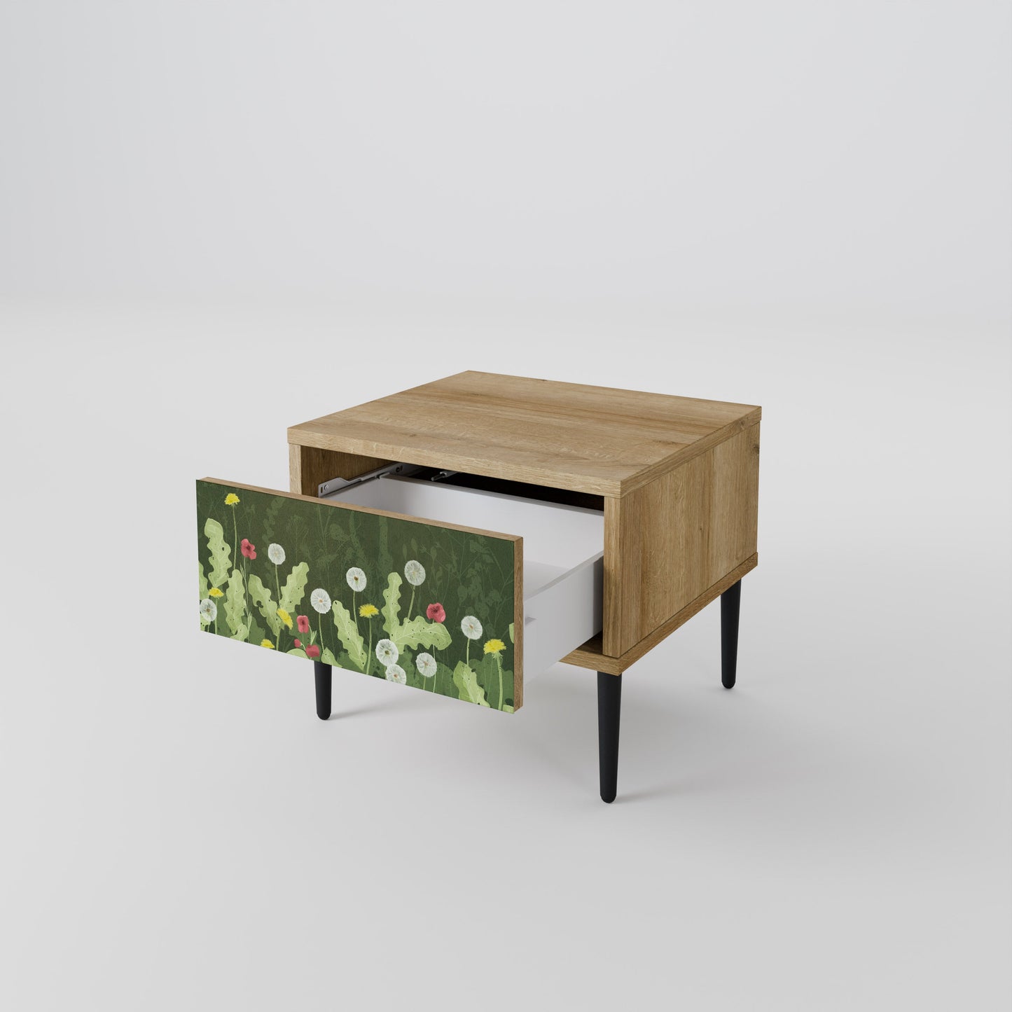 Comodino DANDELION AMUSE effetto rovere