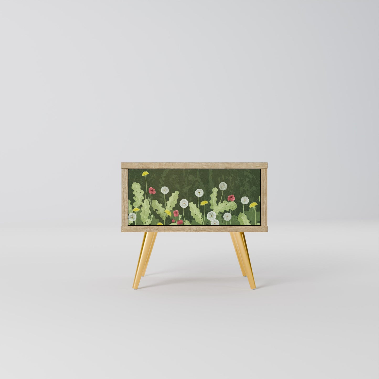 Comodino DANDELION AMUSE effetto rovere