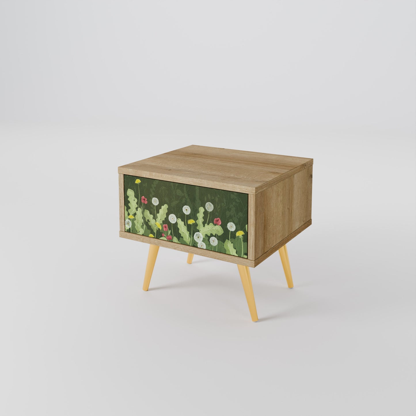 Comodino DANDELION AMUSE effetto rovere