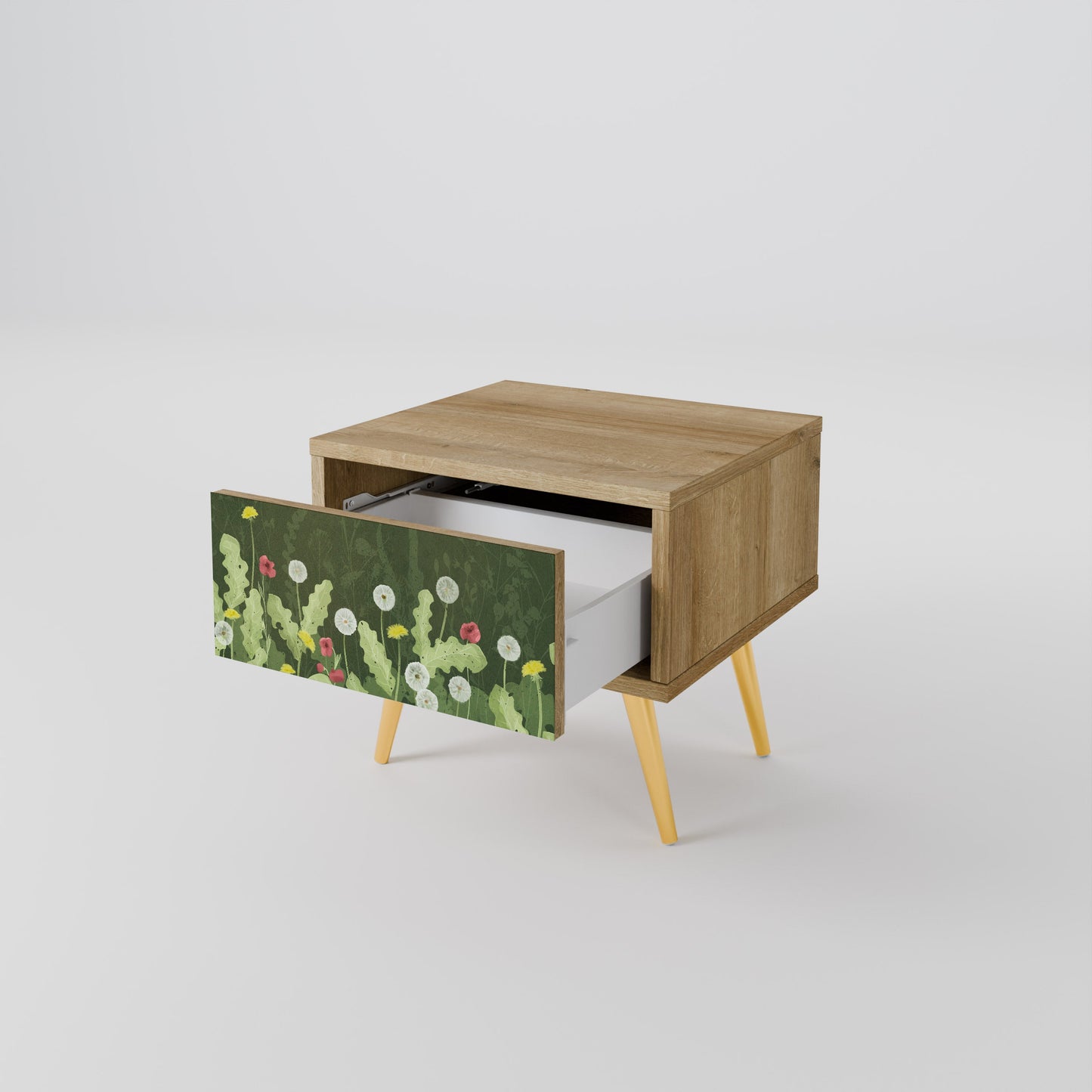 Comodino DANDELION AMUSE effetto rovere