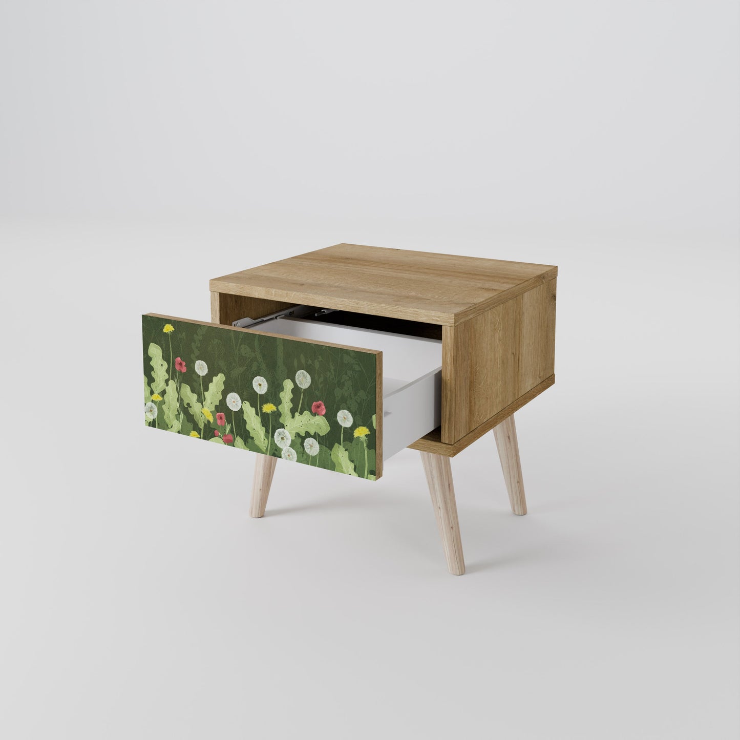 Comodino DANDELION AMUSE effetto rovere