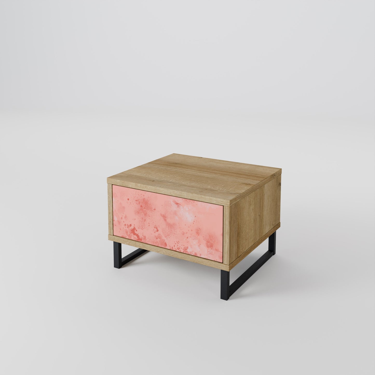 Comodino CRANE DANCE effetto rovere