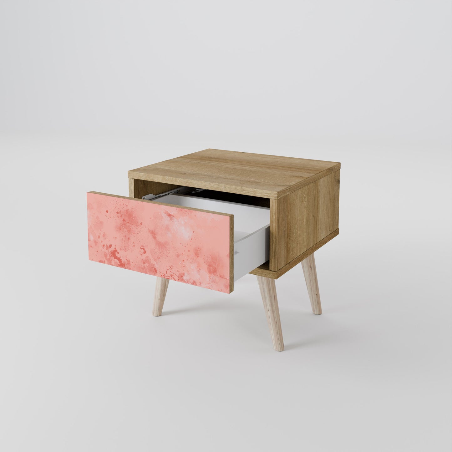 Comodino CRANE DANCE effetto rovere