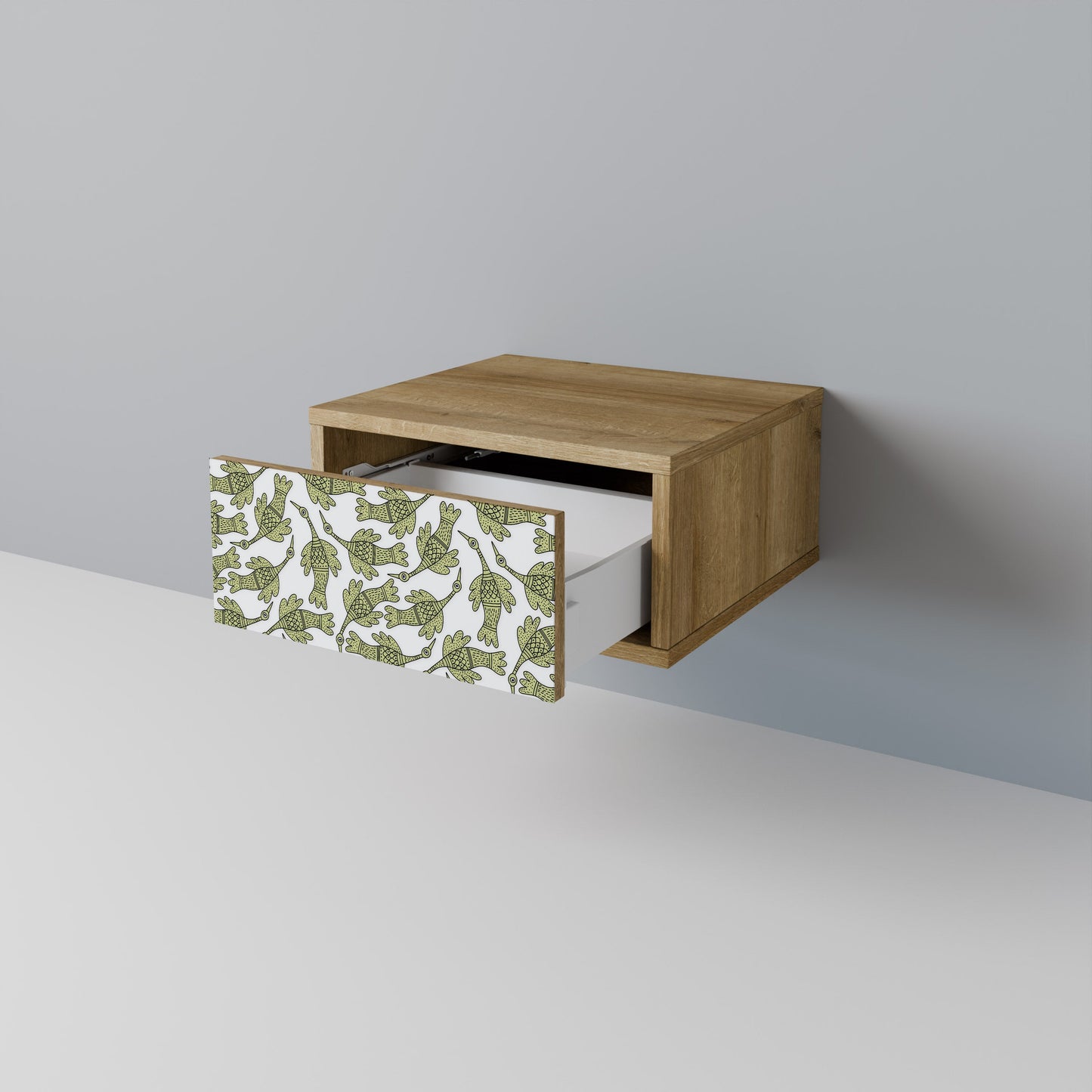 Comodino SEEDLING SONGBIRD in effetto rovere