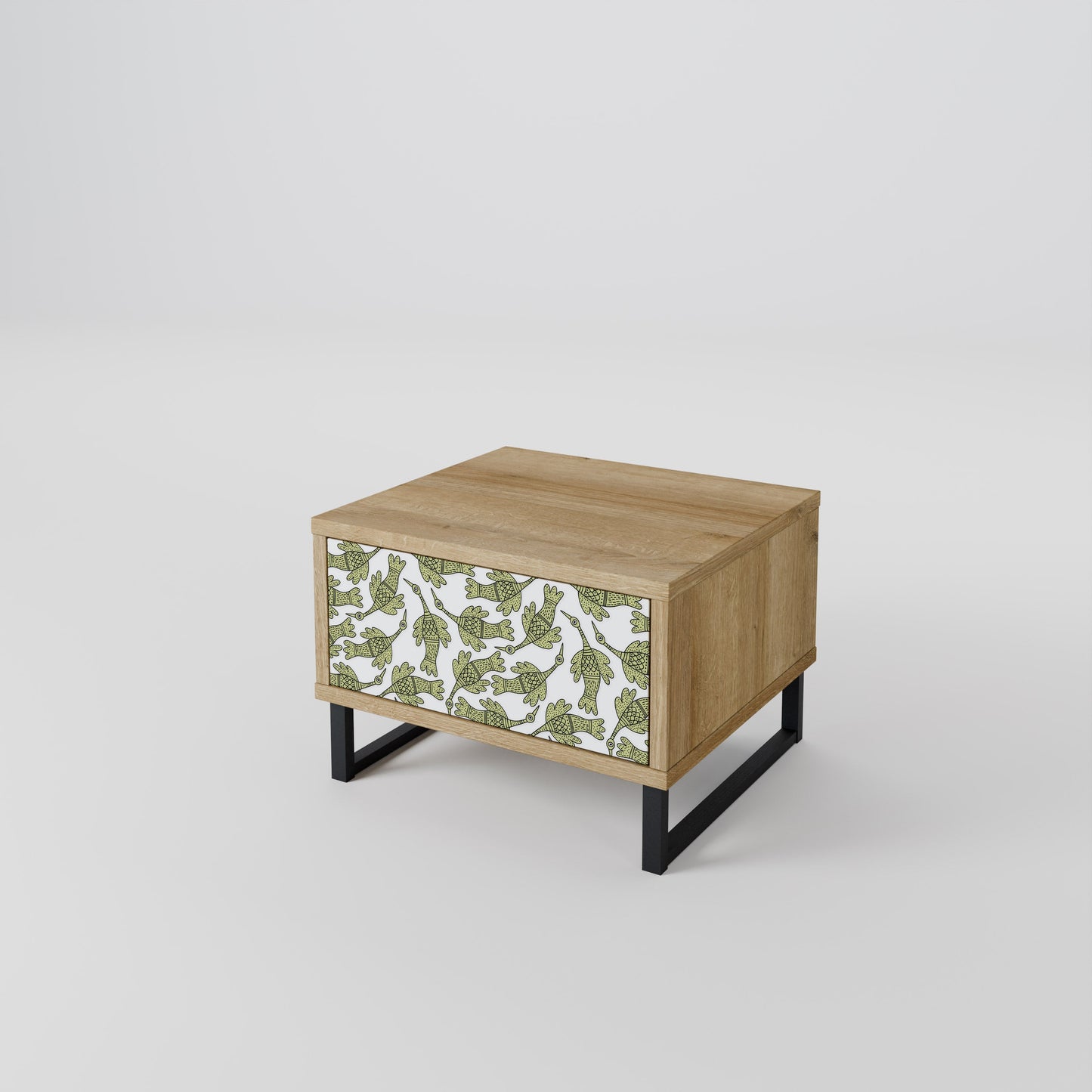 Comodino SEEDLING SONGBIRD in effetto rovere