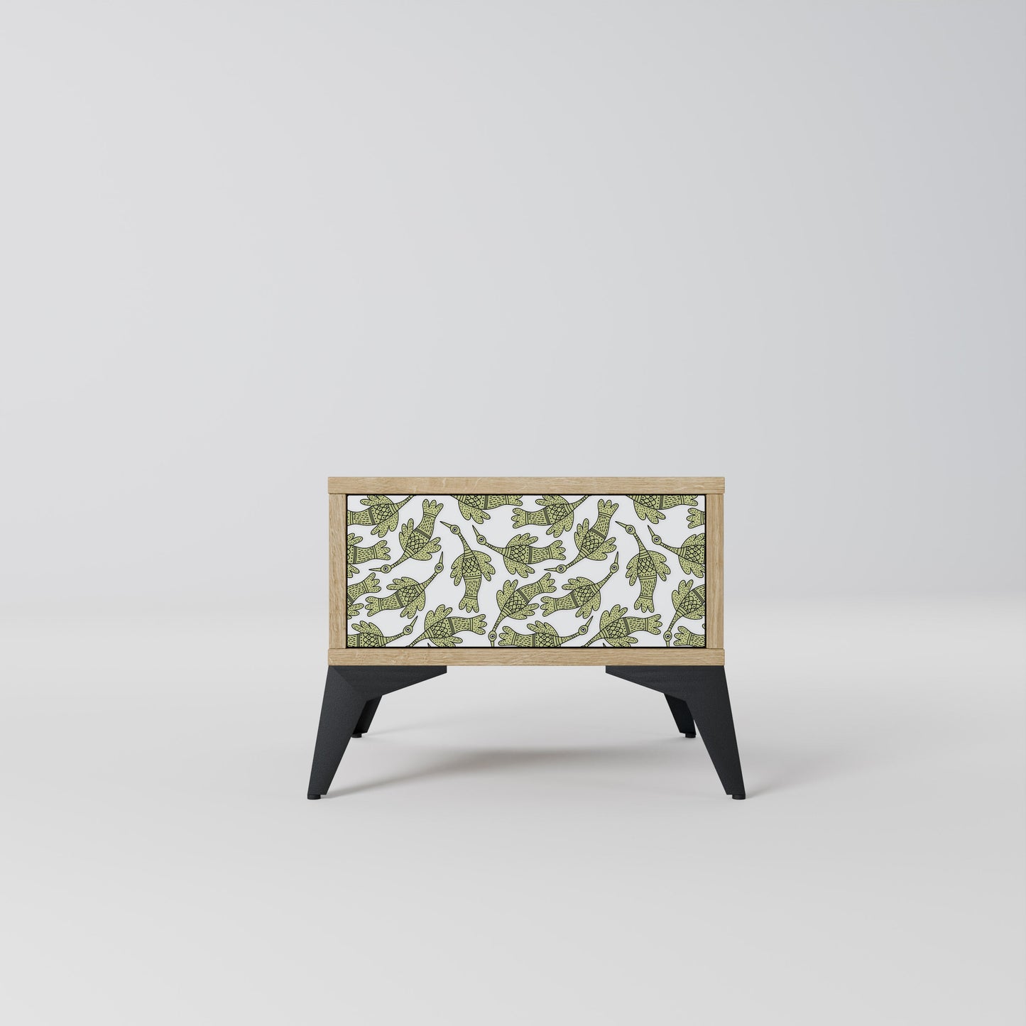Comodino SEEDLING SONGBIRD in effetto rovere