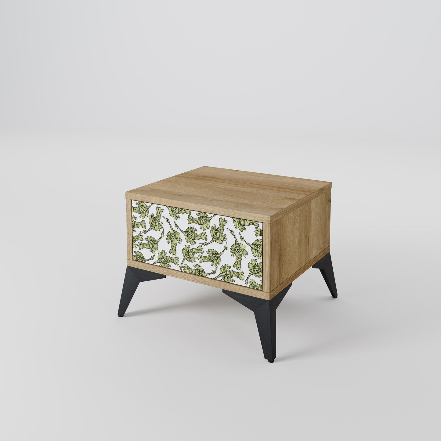 Comodino SEEDLING SONGBIRD in effetto rovere