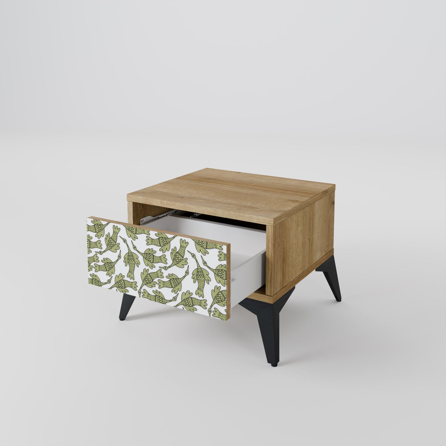 Comodino SEEDLING SONGBIRD in effetto rovere