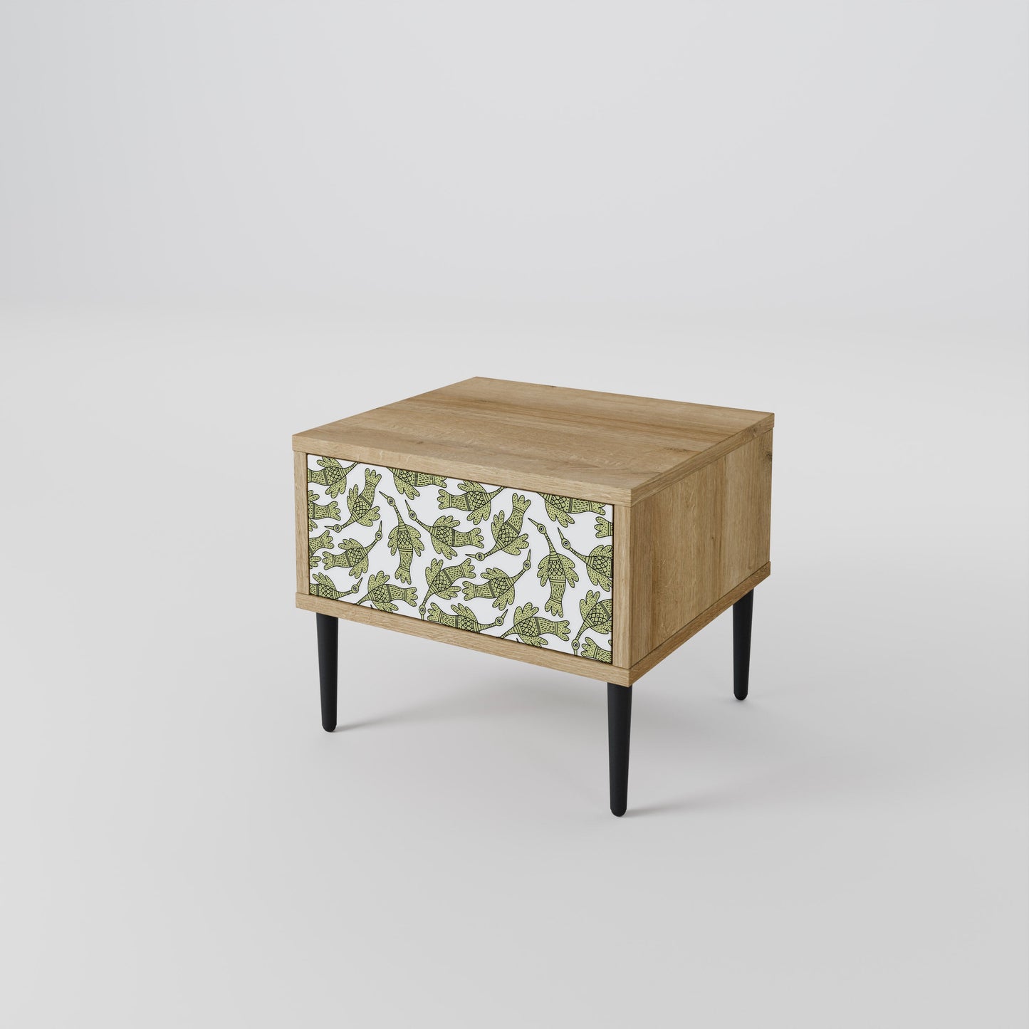 Comodino SEEDLING SONGBIRD in effetto rovere