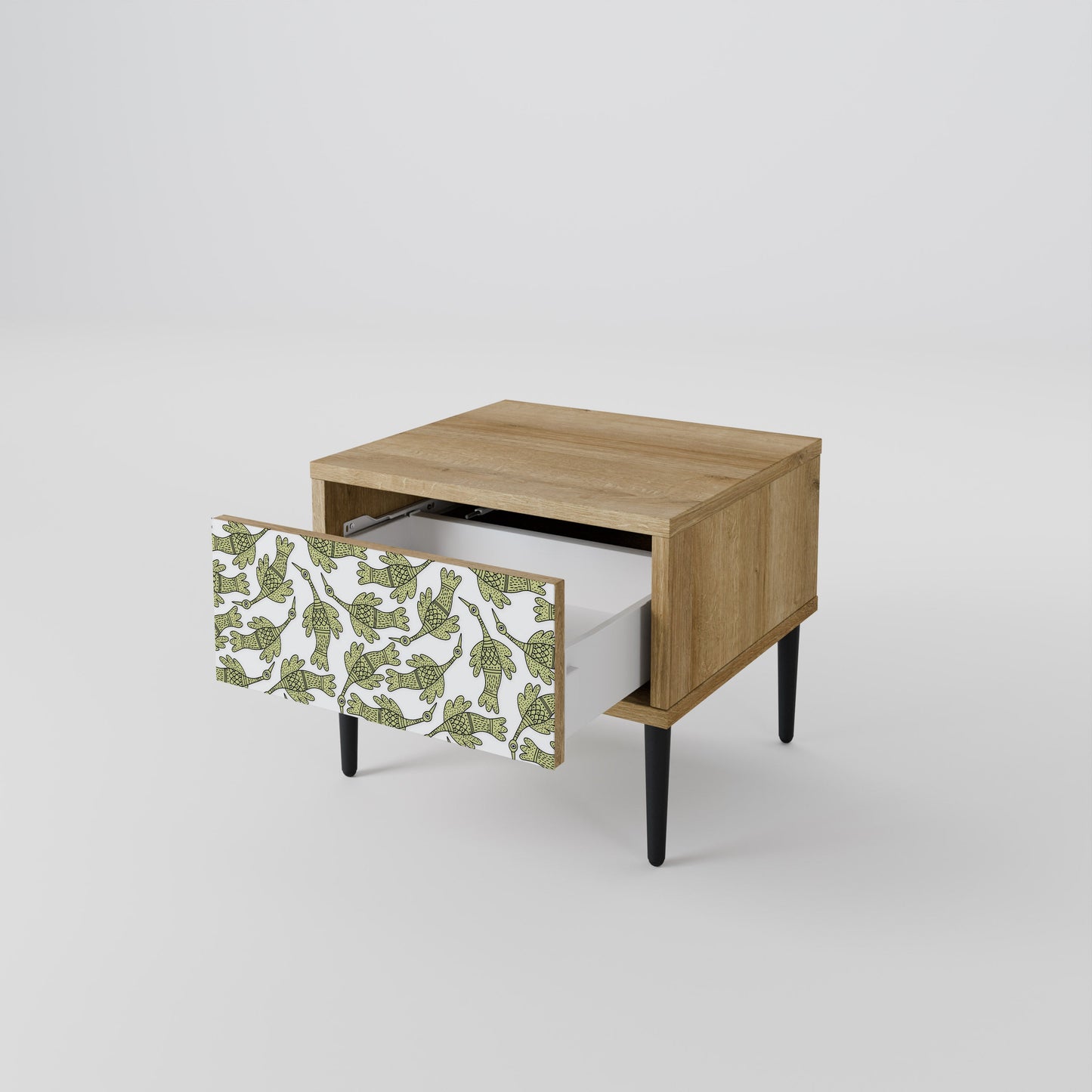 Comodino SEEDLING SONGBIRD in effetto rovere