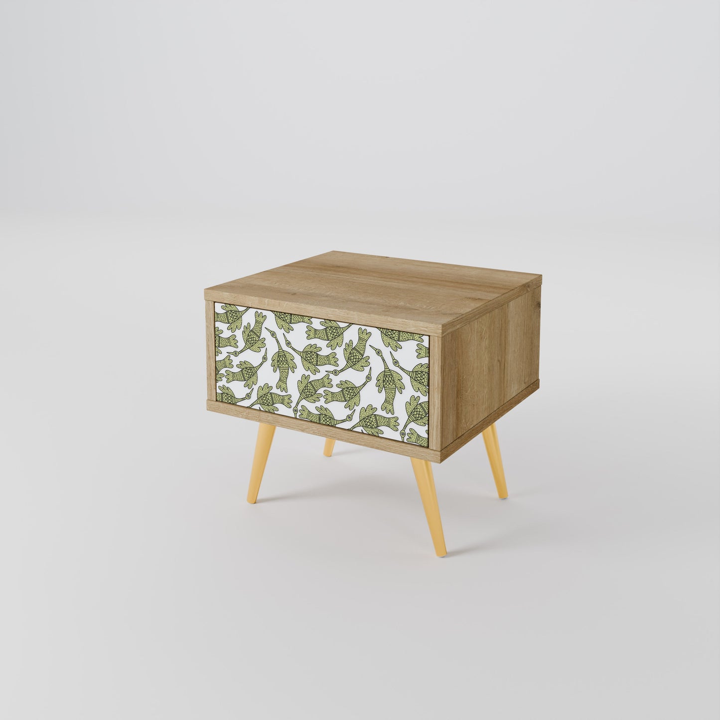Comodino SEEDLING SONGBIRD in effetto rovere