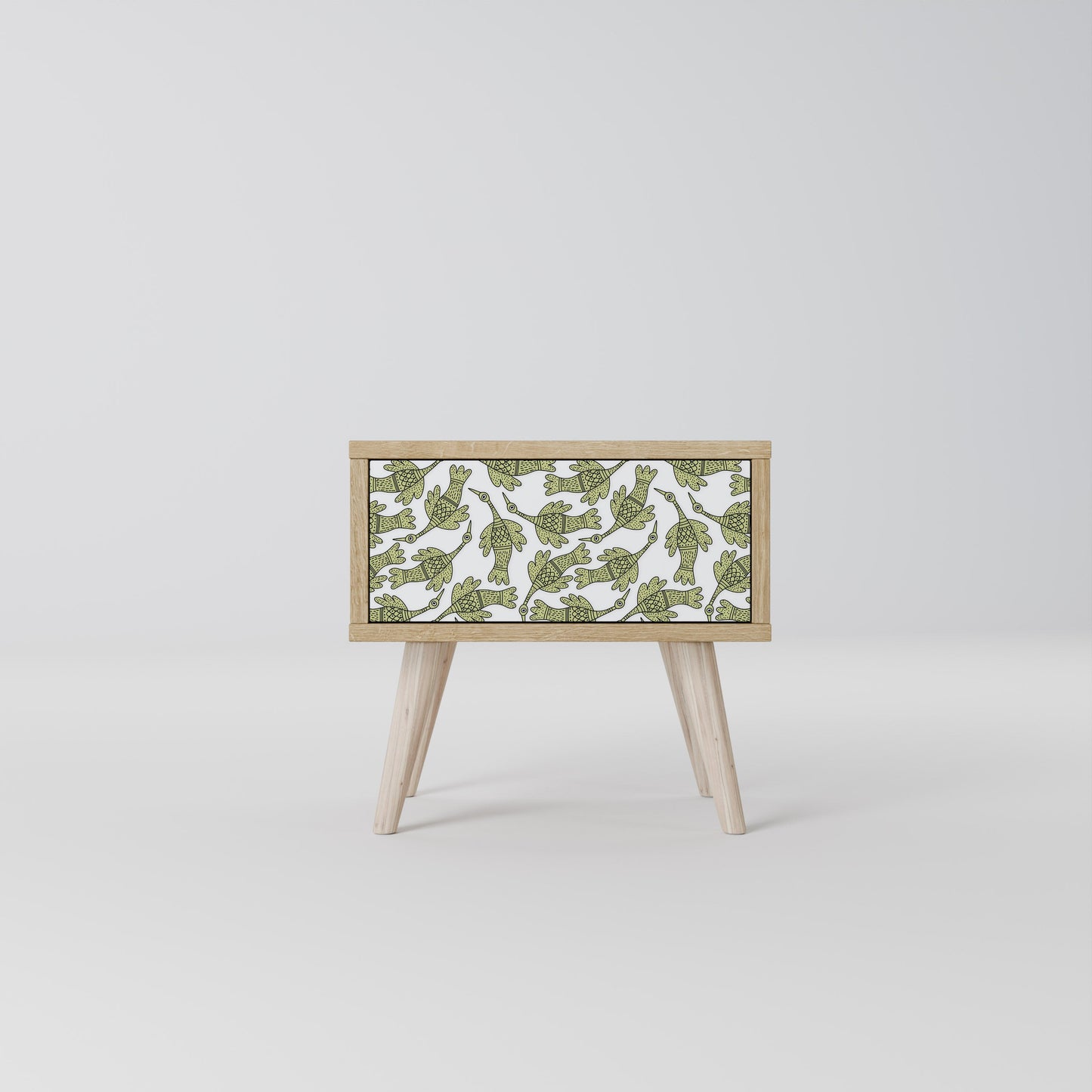 Comodino SEEDLING SONGBIRD in effetto rovere