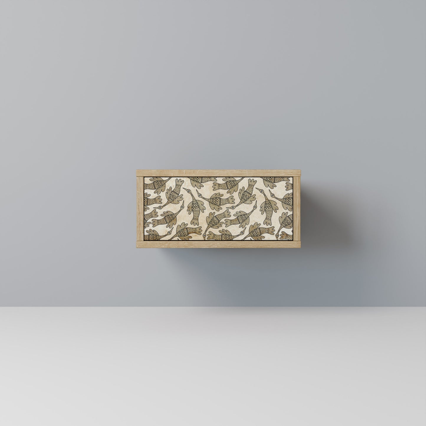 Comodino ALMONDINE SONGBIRD in effetto rovere