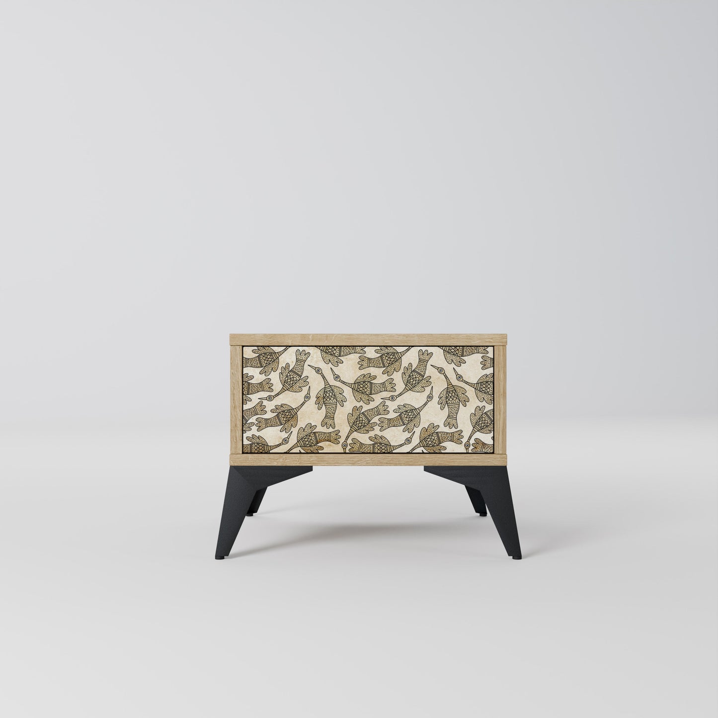 Comodino ALMONDINE SONGBIRD in effetto rovere