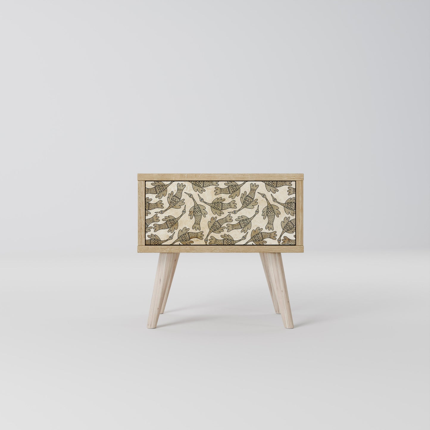Comodino ALMONDINE SONGBIRD in effetto rovere