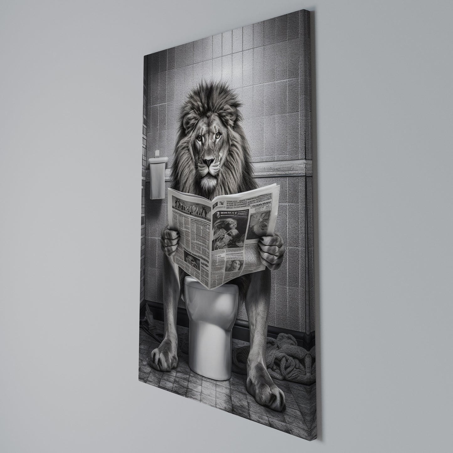 ROAR PRESS REVIEW Stampa su Tela Verticale