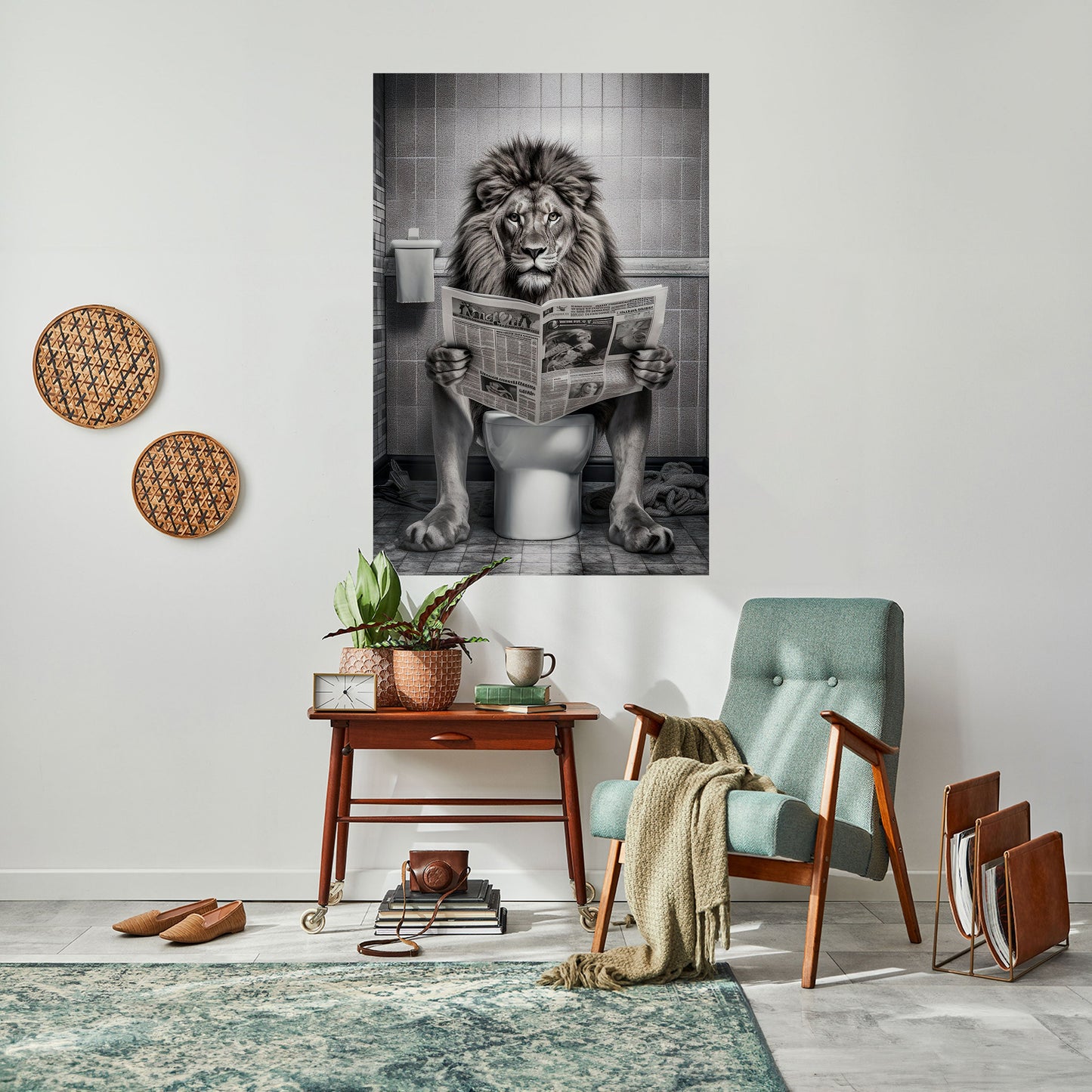 ROAR PRESS REVIEW Poster verticale staccabile e attaccabile