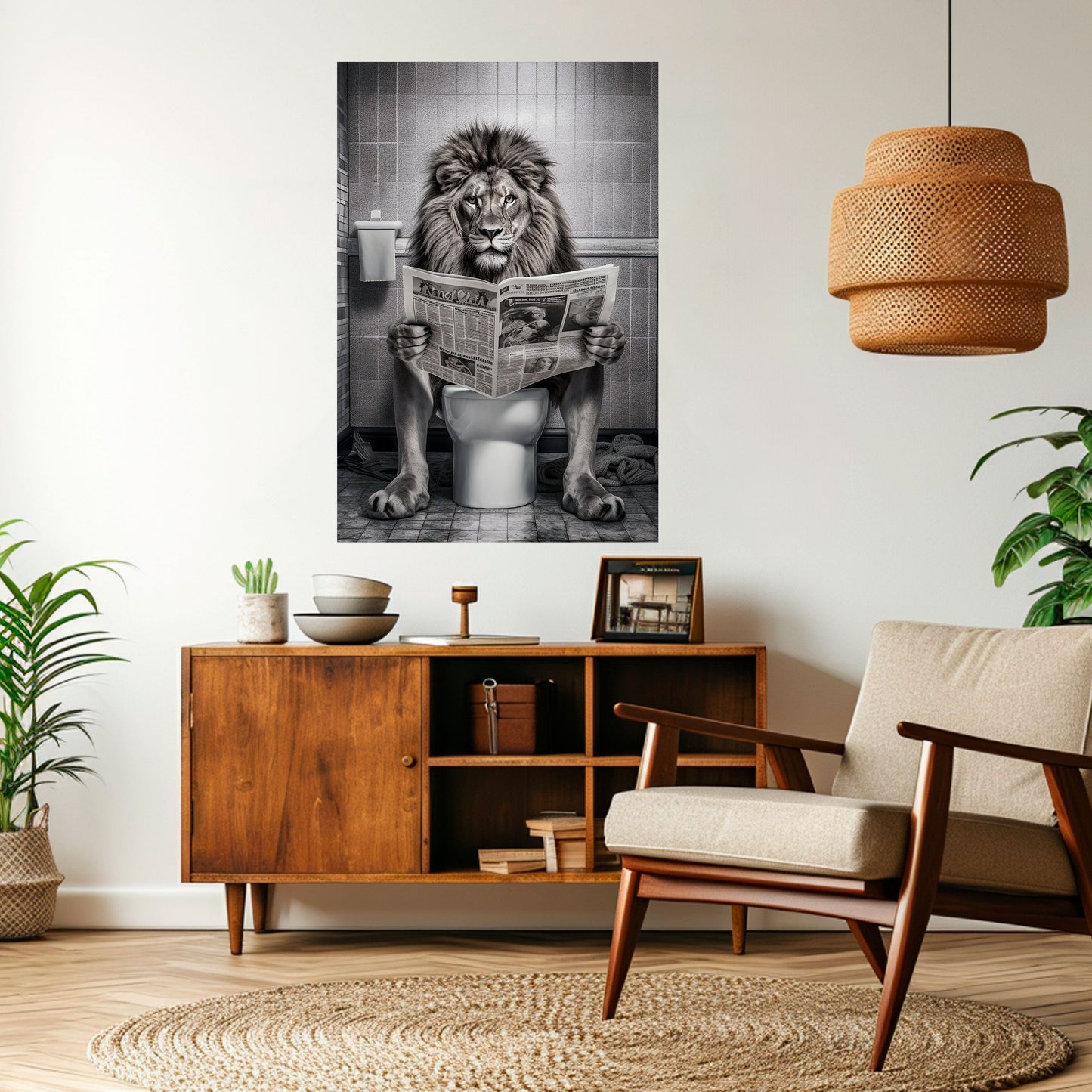 ROAR PRESS REVIEW Poster verticale staccabile e attaccabile