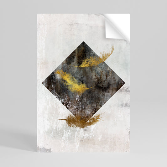 FALLING LIGHTNESS Poster verticale staccabile e attaccabile