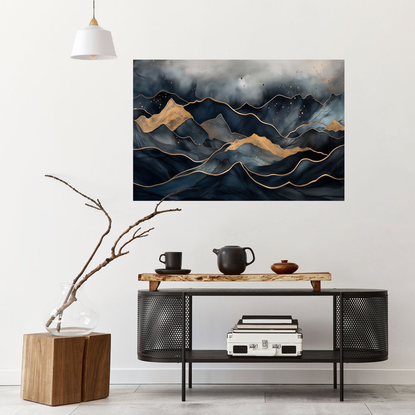 Poster orizzontale GOLDEN SUMMIT SERENITY stacca e attacca