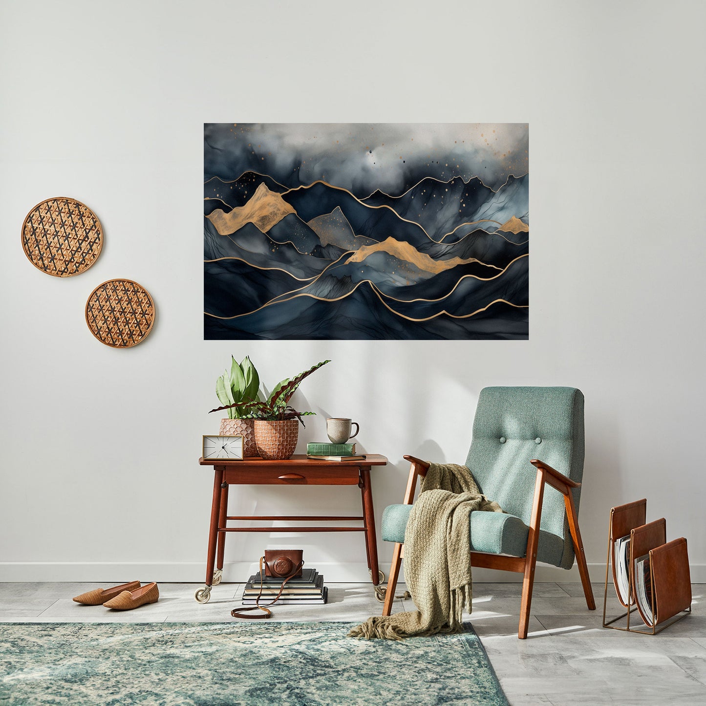 Poster orizzontale GOLDEN SUMMIT SERENITY stacca e attacca