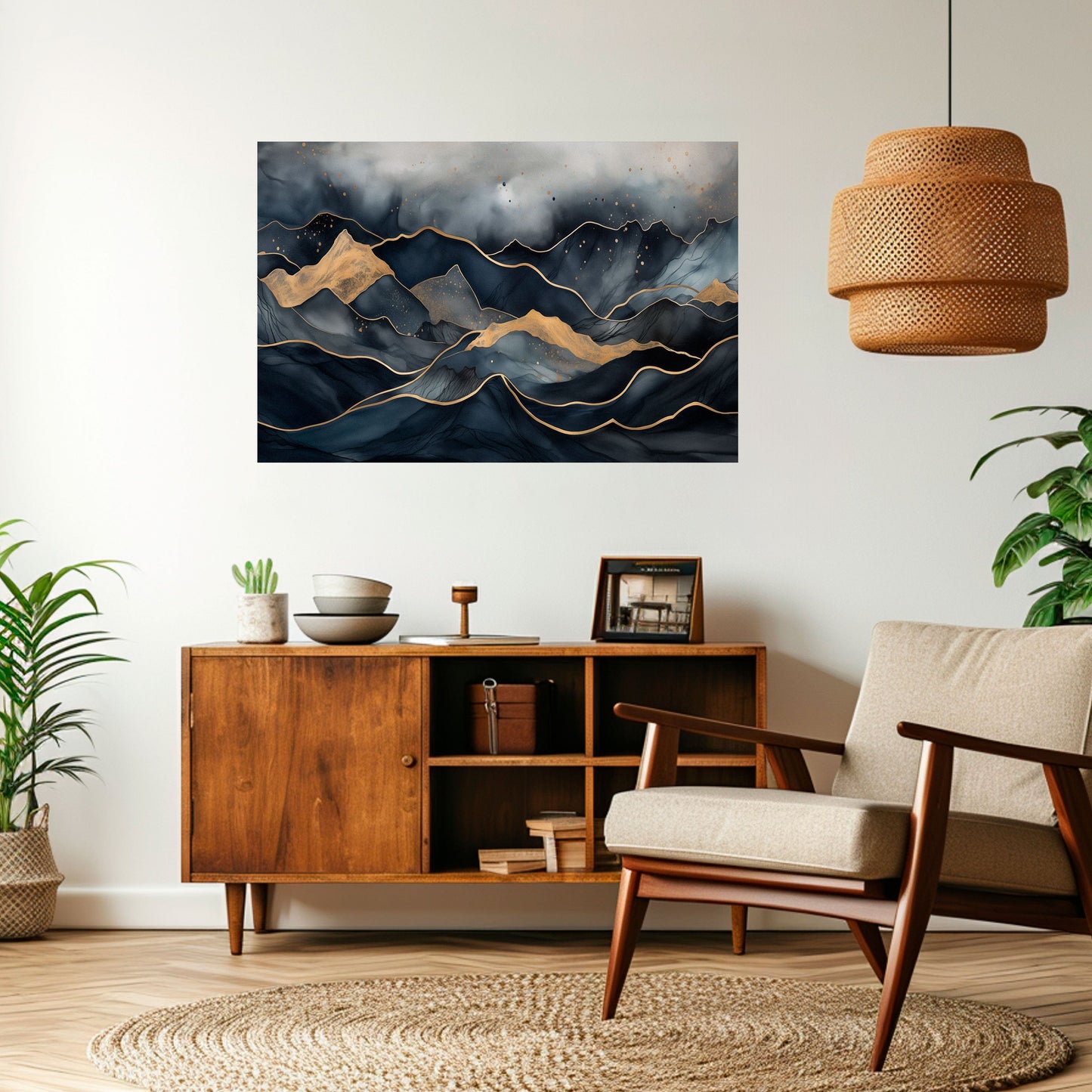 Poster orizzontale GOLDEN SUMMIT SERENITY stacca e attacca