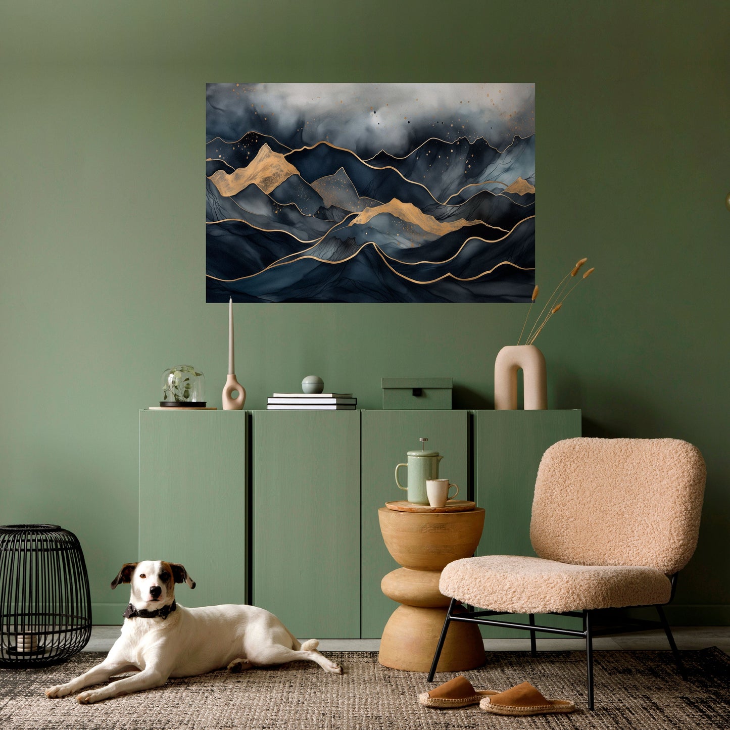 Poster orizzontale GOLDEN SUMMIT SERENITY stacca e attacca