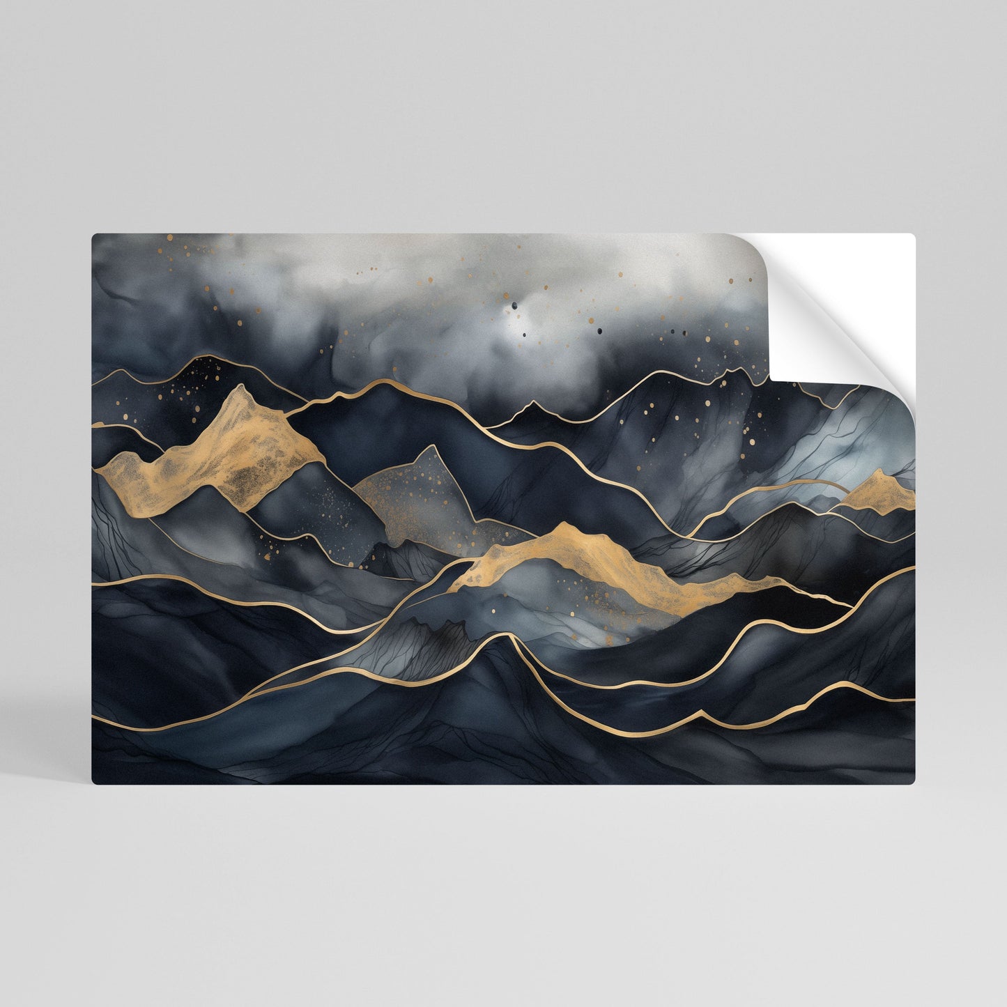 Poster orizzontale GOLDEN SUMMIT SERENITY stacca e attacca
