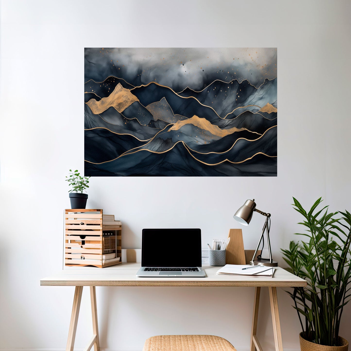 Poster orizzontale GOLDEN SUMMIT SERENITY stacca e attacca